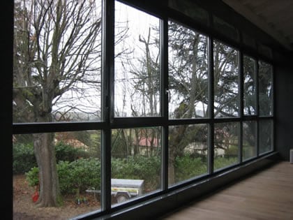 Extension avec grandes baies vitrées