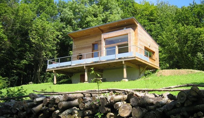 Extension en bois d&rsquo;une maison ancienne