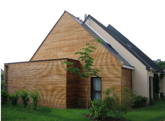 Extension en bois d’une maison – Rupture avec l’existant