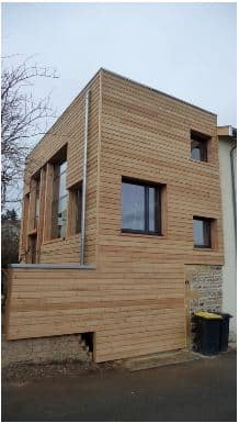 Extension bois et rénovation BBC pour maison ancienne